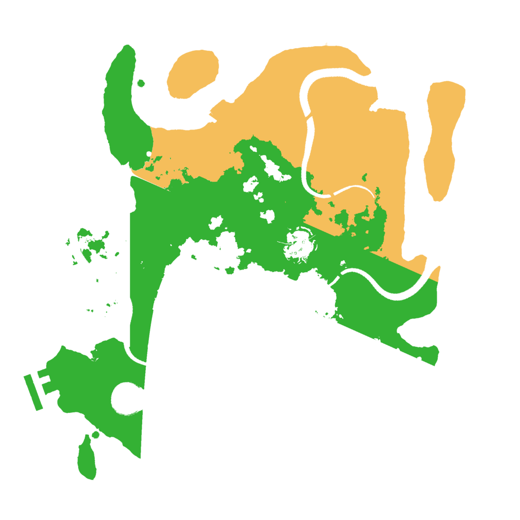 Biome Rust Map: Procedural Map, Size: 2850, Seed: 1259