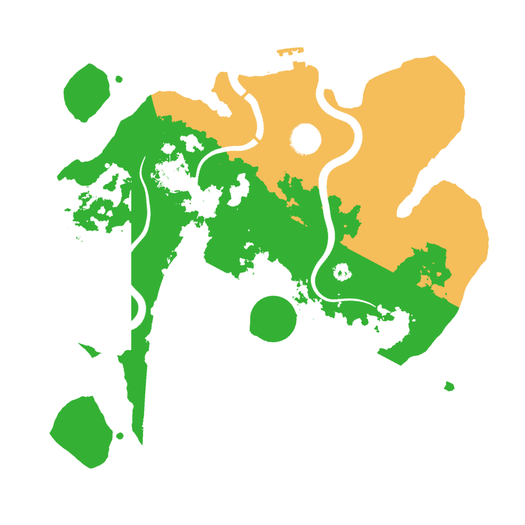 Biome Rust Map: Procedural Map, Size: 3000, Seed: 79139