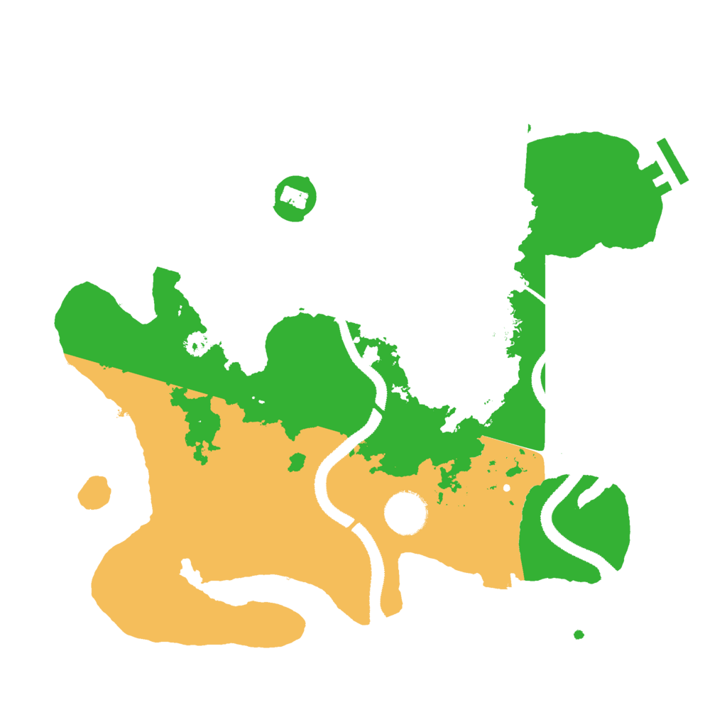 Biome Rust Map: Procedural Map, Size: 3000, Seed: 987123