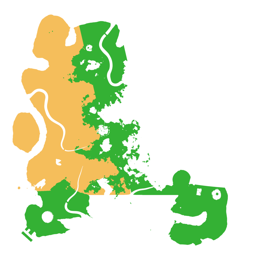 Biome Rust Map: Procedural Map, Size: 4000, Seed: 572381280