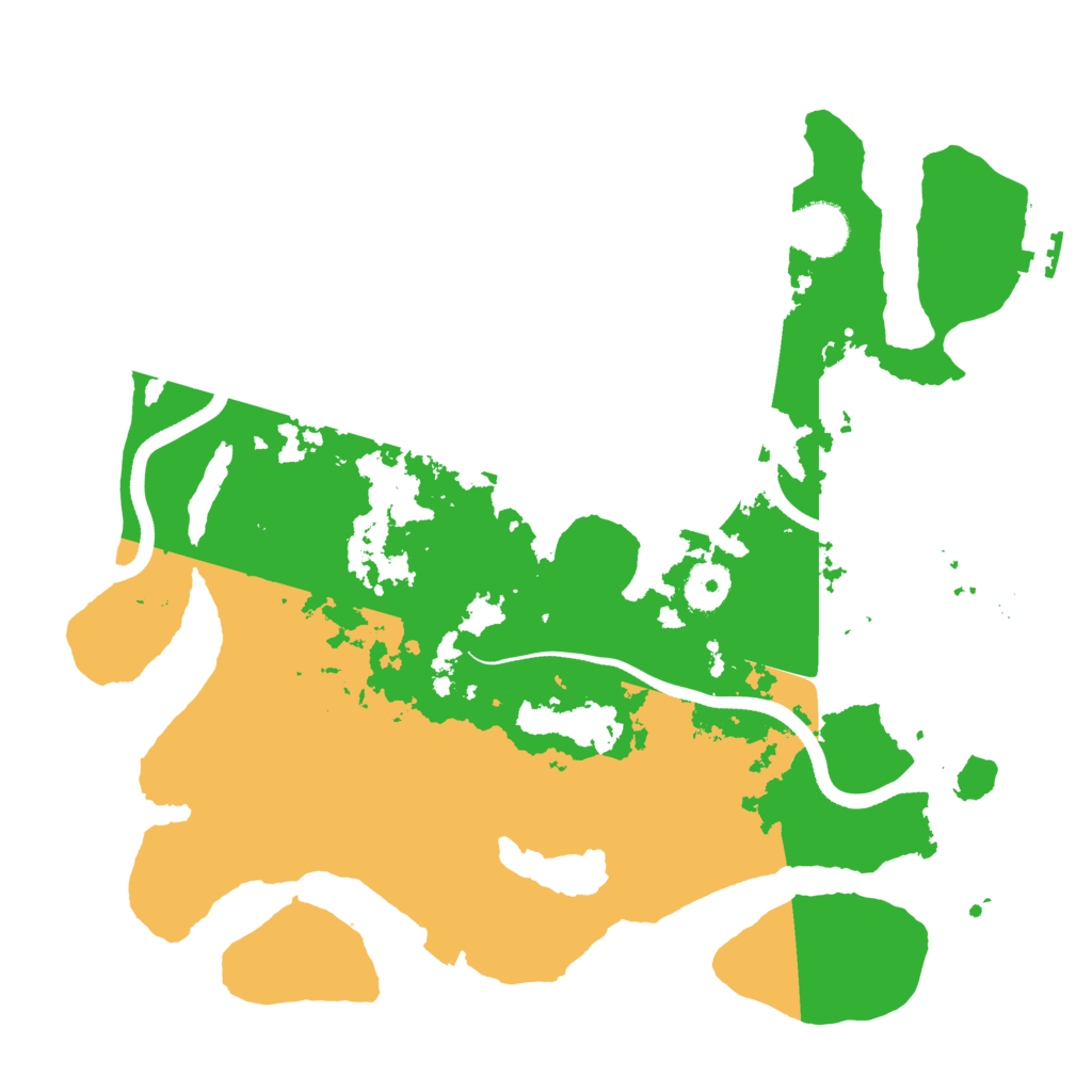 Biome Rust Map: Procedural Map, Size: 3500, Seed: 1277485219