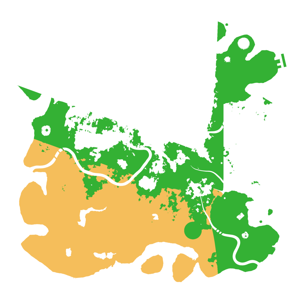 Biome Rust Map: Procedural Map, Size: 4500, Seed: 986266823