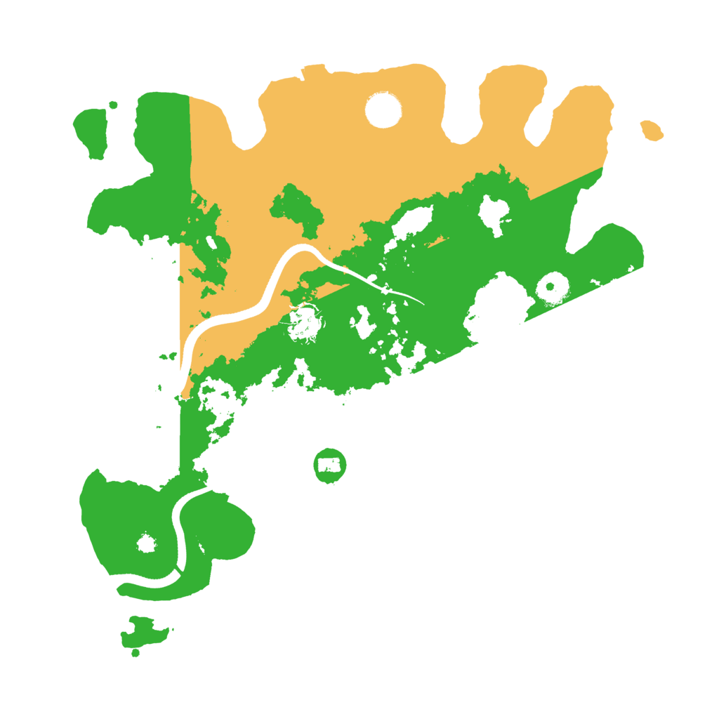 Biome Rust Map: Procedural Map, Size: 3500, Seed: 840482554