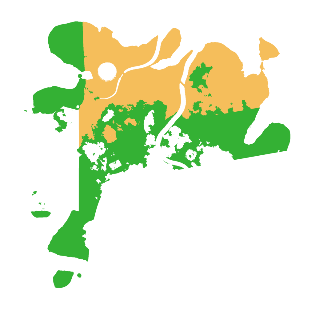 Biome Rust Map: Procedural Map, Size: 3000, Seed: 123789