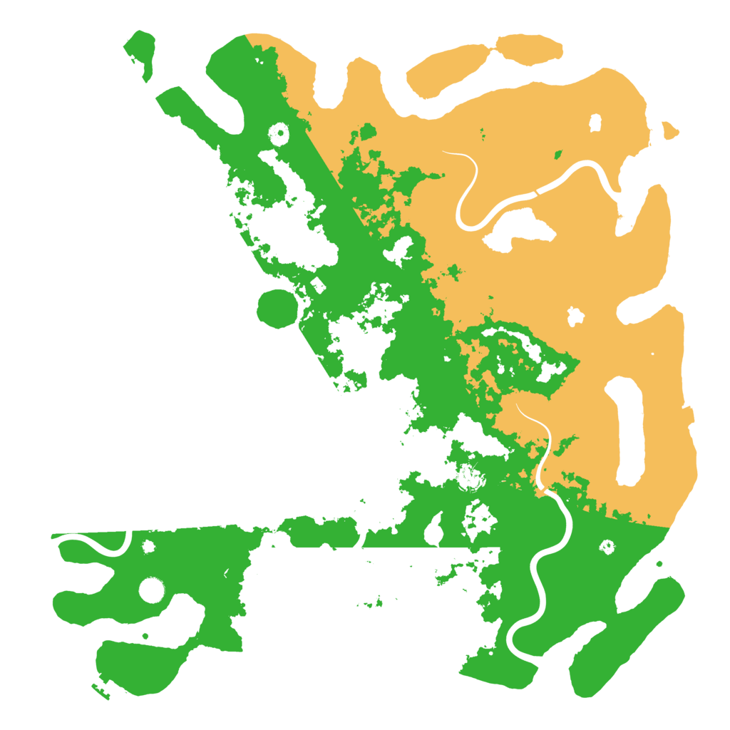 Biome Rust Map: Procedural Map, Size: 5000, Seed: 1687974978