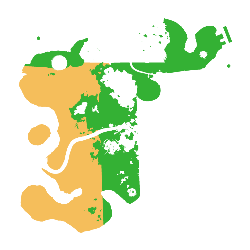 Biome Rust Map: Procedural Map, Size: 3000, Seed: 15446475