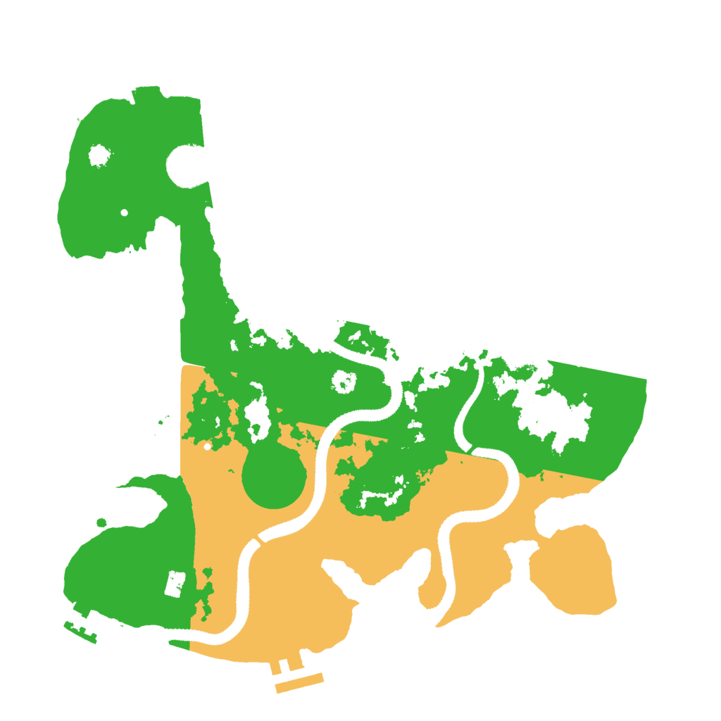 Biome Rust Map: Procedural Map, Size: 3000, Seed: 1416264345