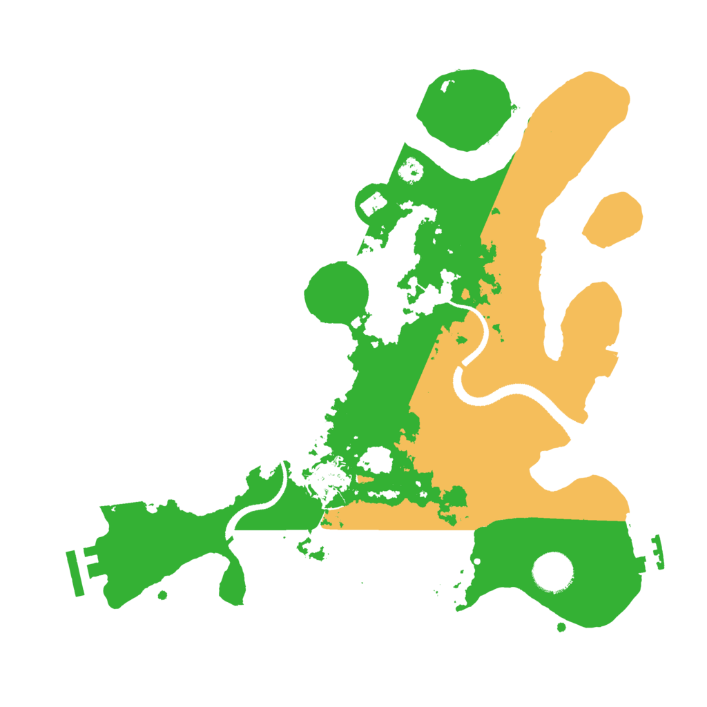 Biome Rust Map: Procedural Map, Size: 3100, Seed: 1829369373