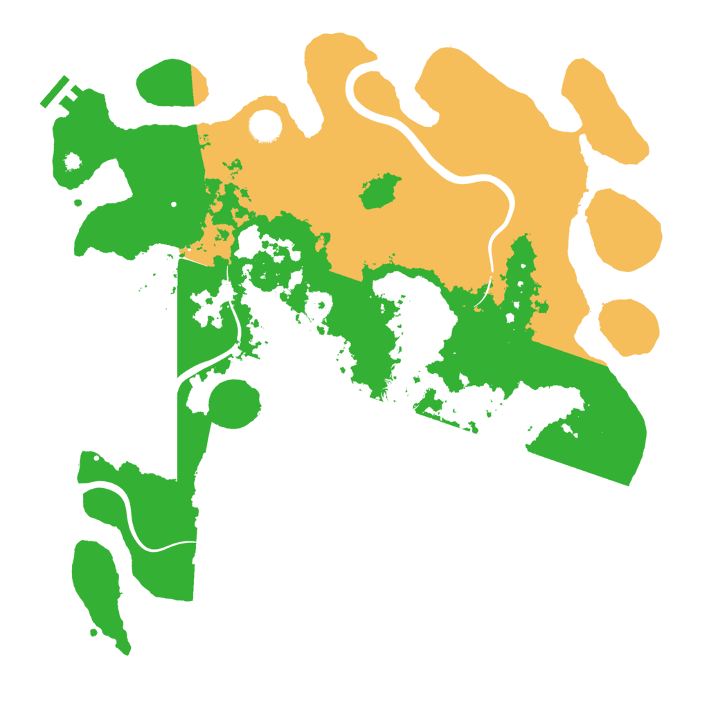 Biome Rust Map: Procedural Map, Size: 3800, Seed: 20260306