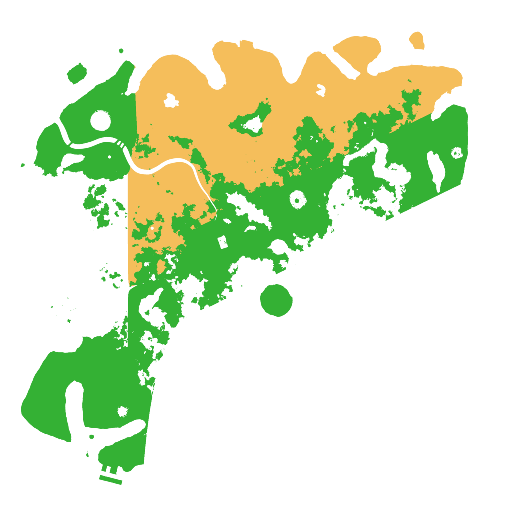 Biome Rust Map: Procedural Map, Size: 4500, Seed: 785379189
