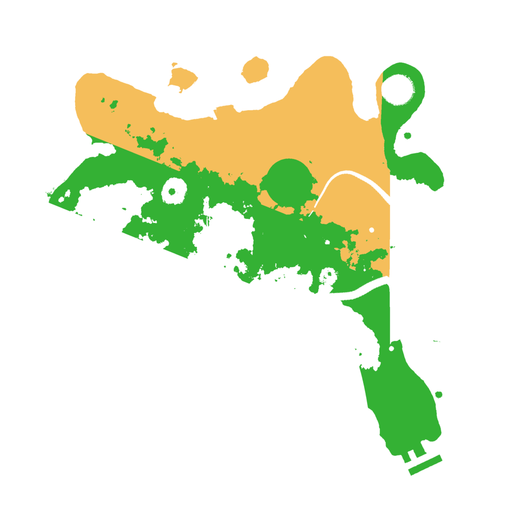 Biome Rust Map: Procedural Map, Size: 3000, Seed: 89124484
