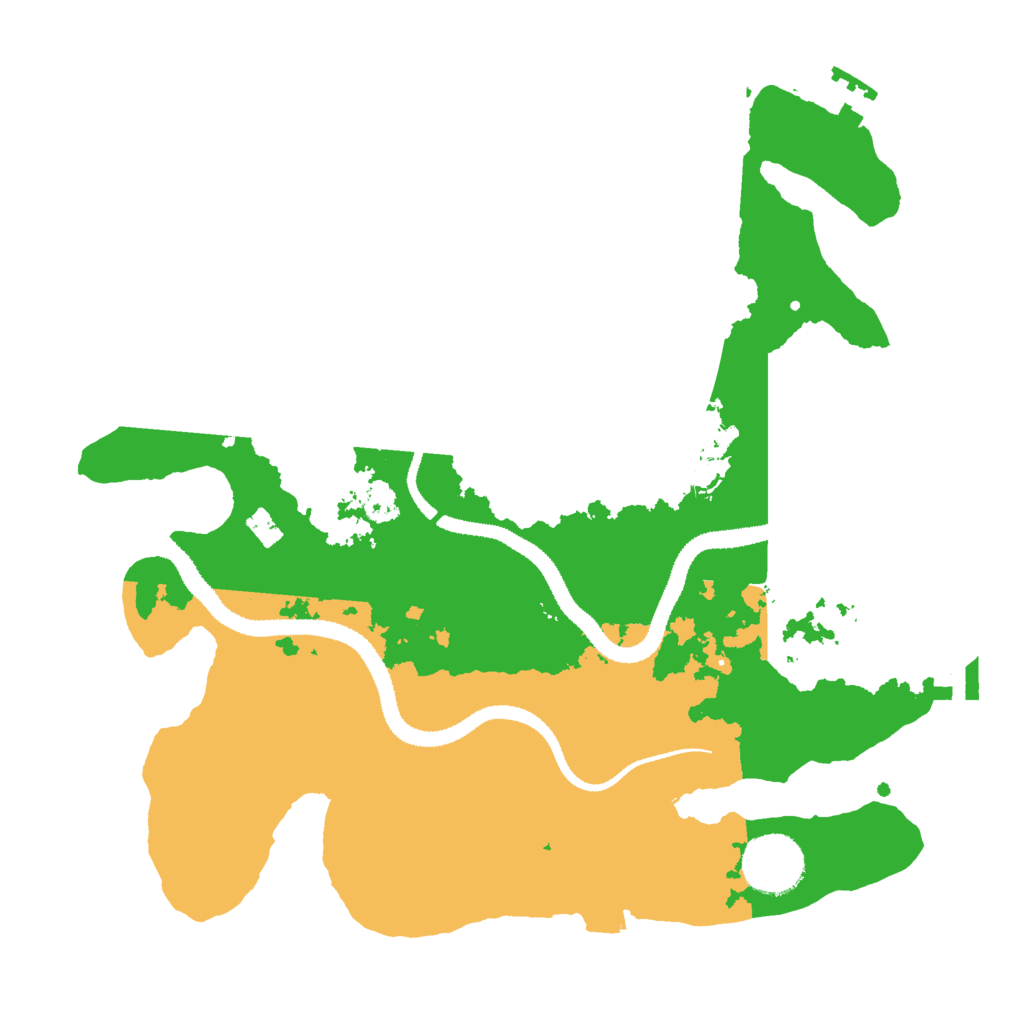 Biome Rust Map: Procedural Map, Size: 3000, Seed: 16500