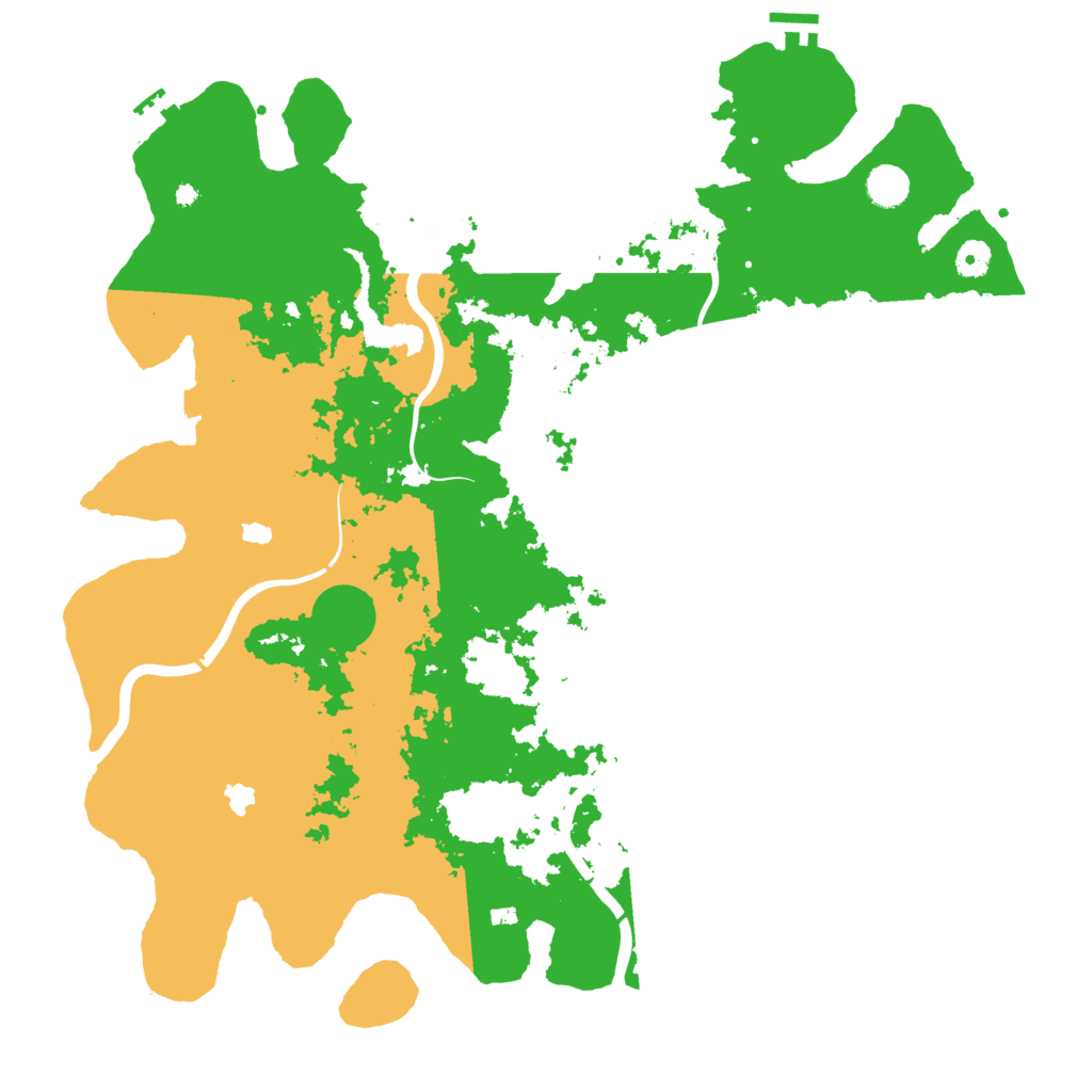 Biome Rust Map: Procedural Map, Size: 4500, Seed: 1198911291