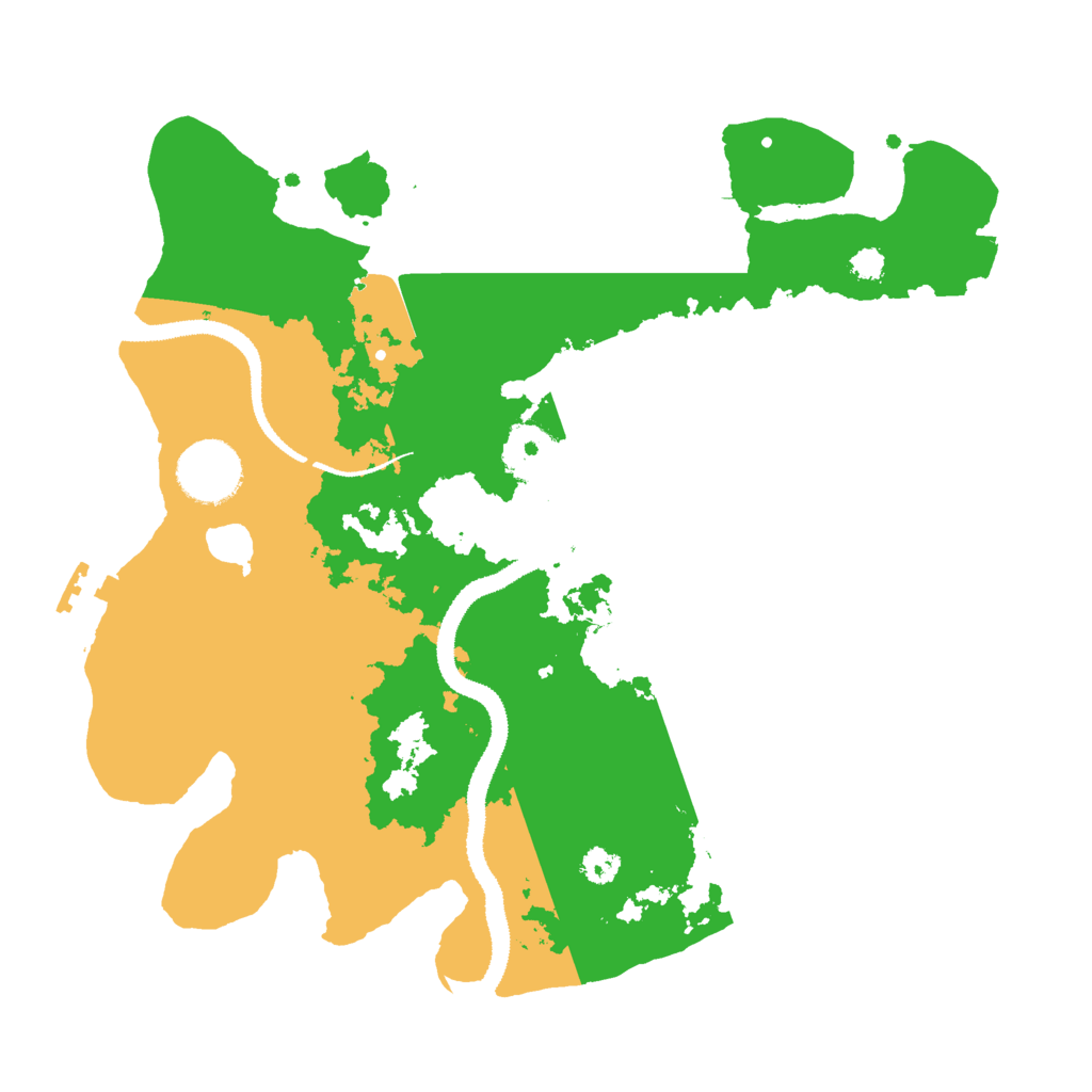 Biome Rust Map: Procedural Map, Size: 3000, Seed: 280953662