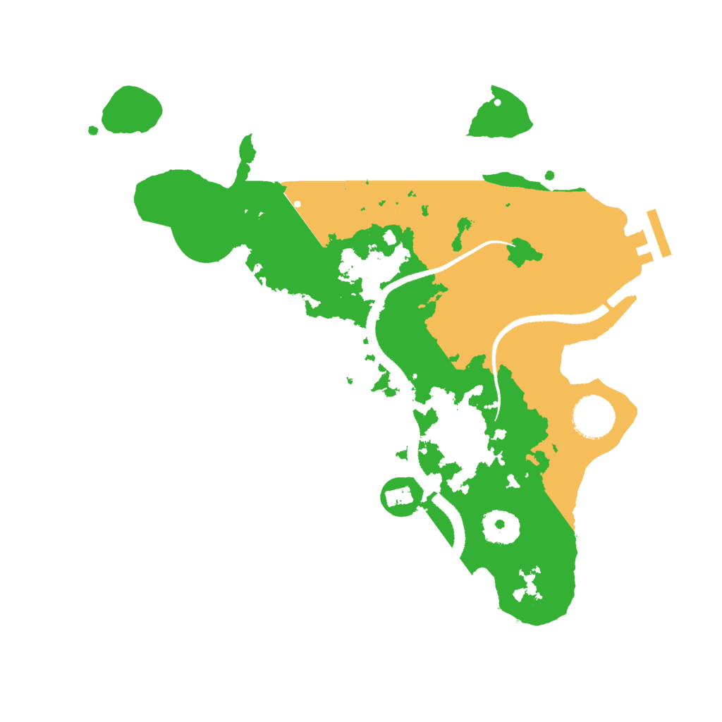 Biome Rust Map: Procedural Map, Size: 3000, Seed: 256983622