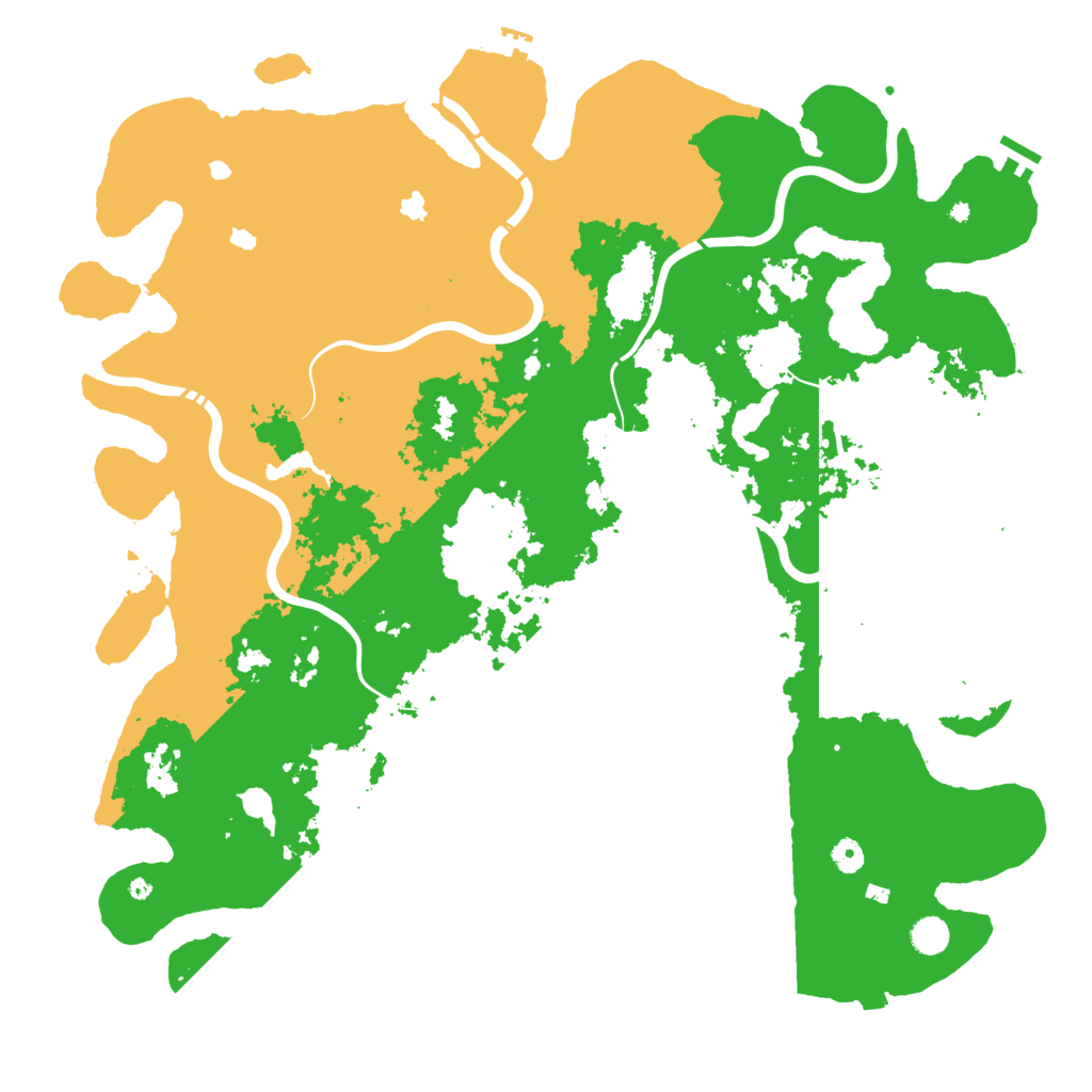 Biome Rust Map: Procedural Map, Size: 5000, Seed: 1211614156