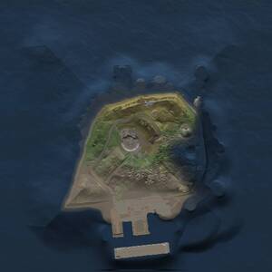 Thumbnail Rust Map: Procedural Map, Size: 1000, Seed: 18, 3 Monuments