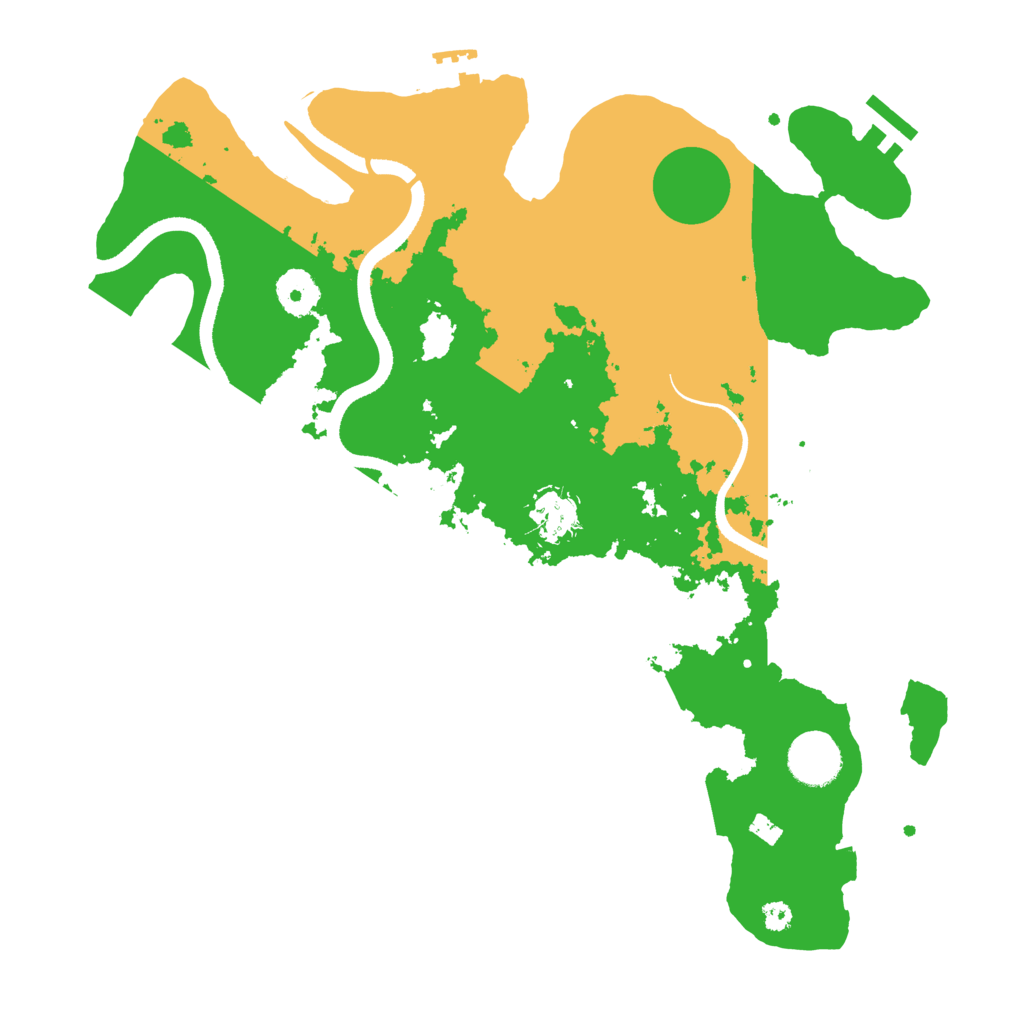 Biome Rust Map: Procedural Map, Size: 3500, Seed: 204690267