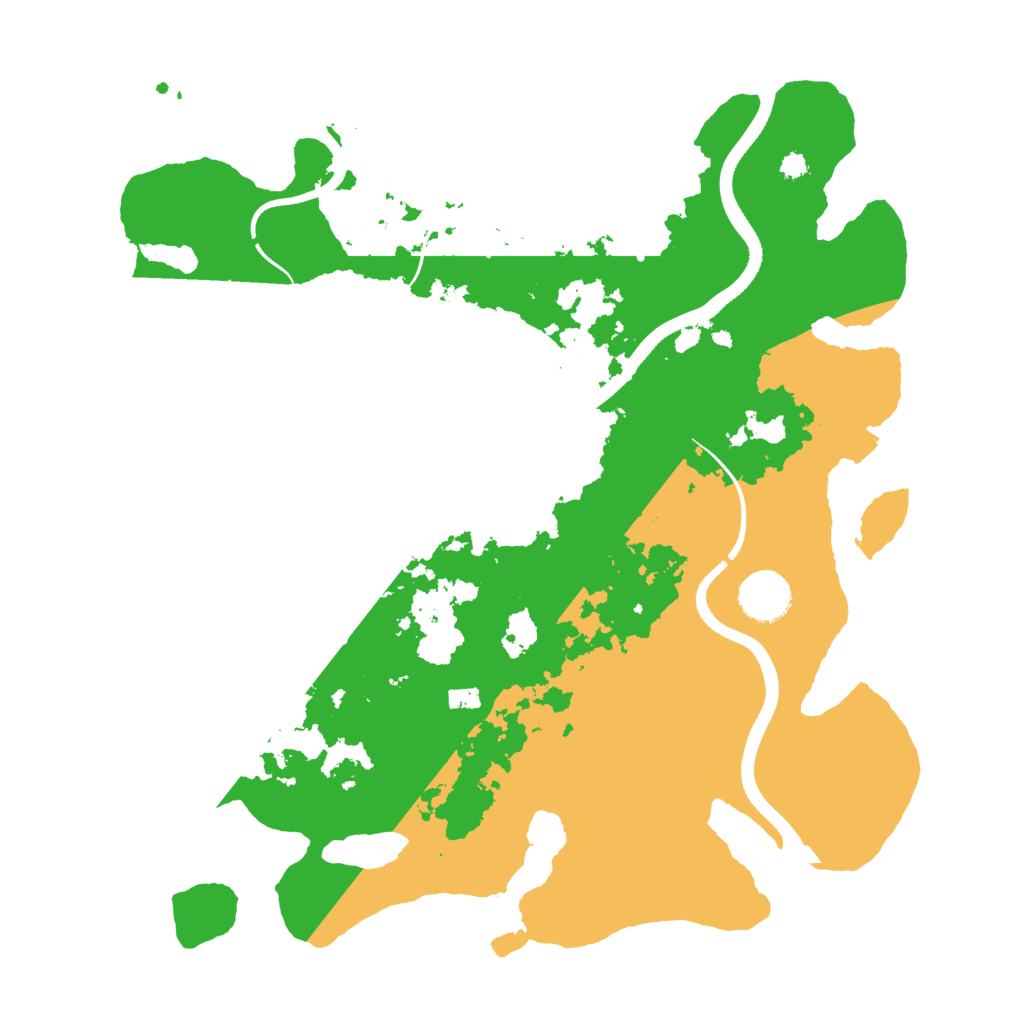 Biome Rust Map: Procedural Map, Size: 3500, Seed: 216278114
