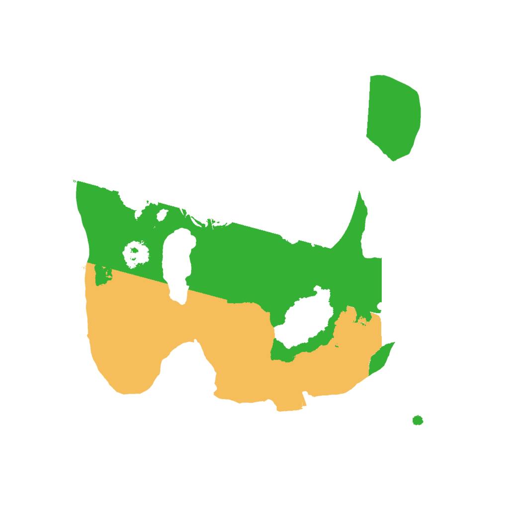 Biome Rust Map: Procedural Map, Size: 2000, Seed: 30012