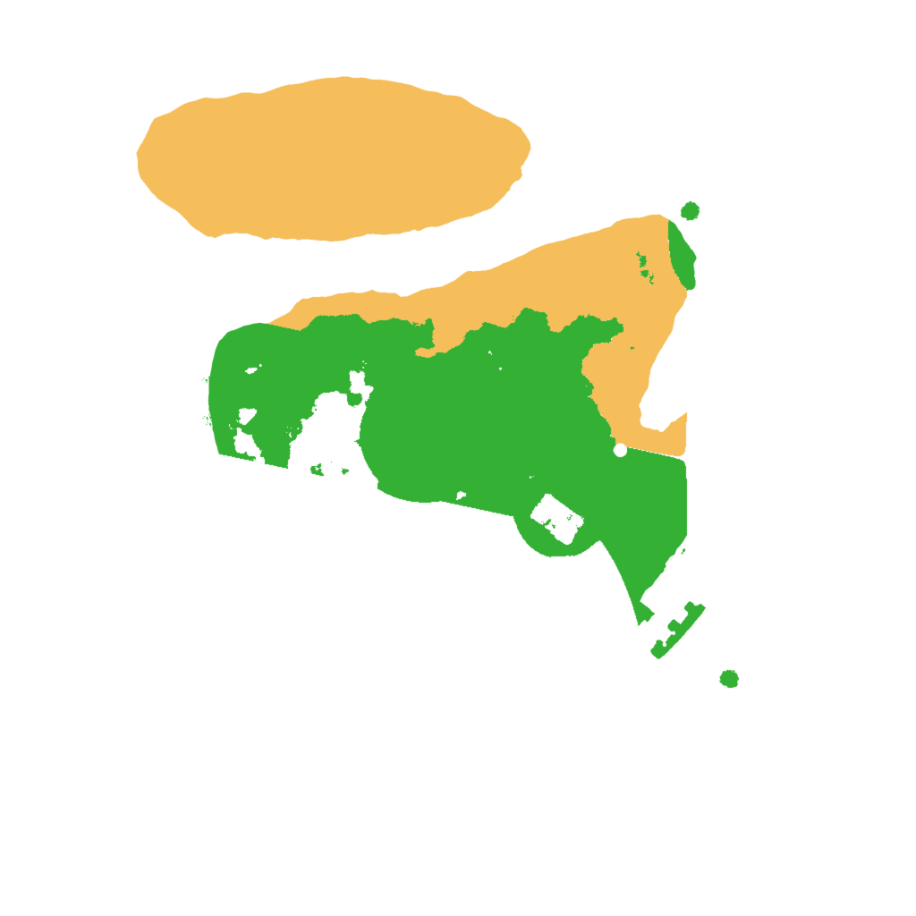 Biome Rust Map: Procedural Map, Size: 2000, Seed: 1462997