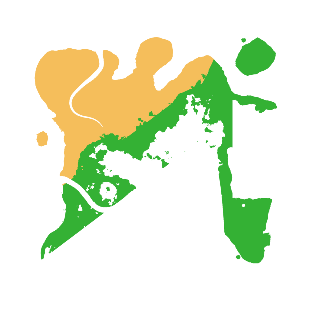 Biome Rust Map: Procedural Map, Size: 2800, Seed: 950114714