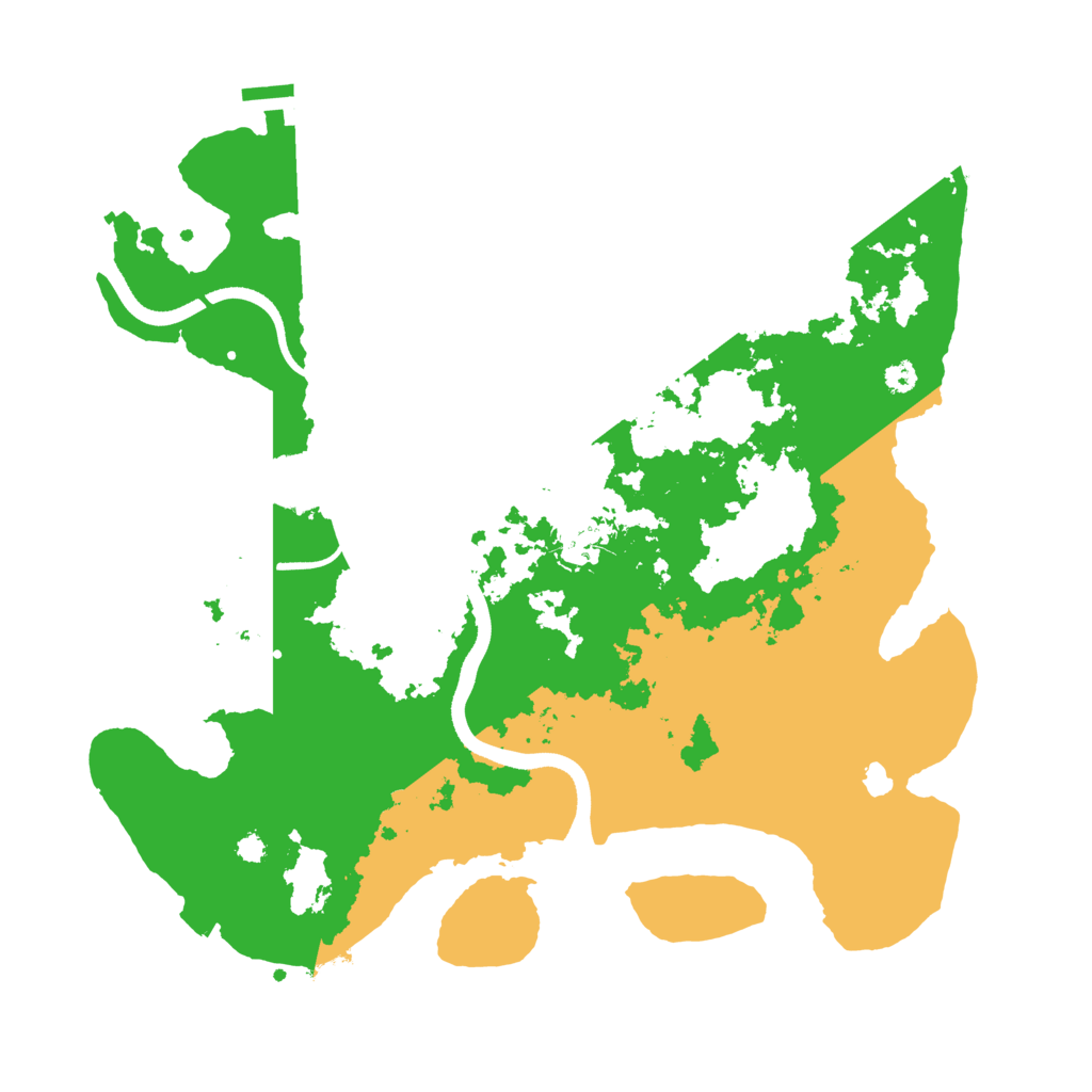 Biome Rust Map: Procedural Map, Size: 3500, Seed: 1213618016