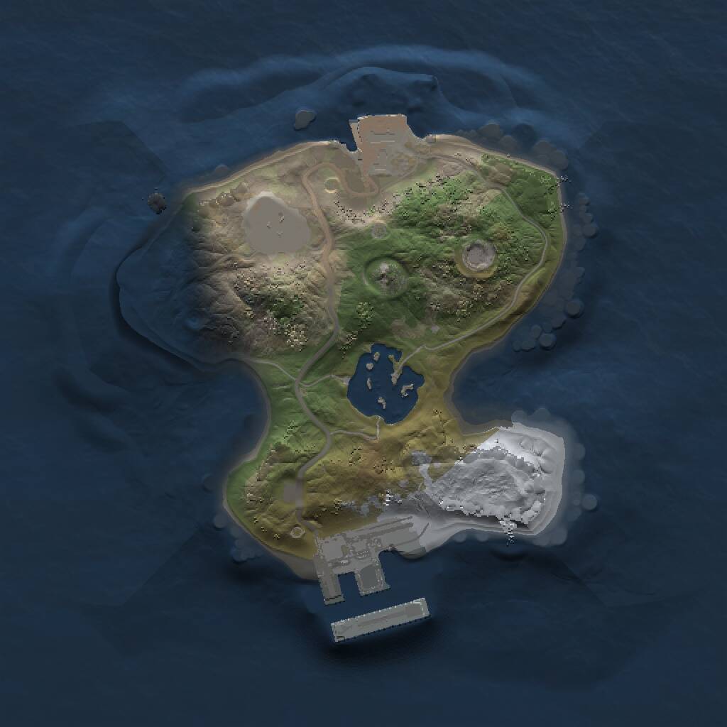 Rust Map: Procedural Map, Size: 1500, Seed: 1922612086, 3 Monuments