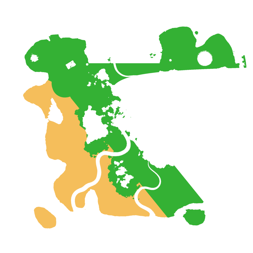 Biome Rust Map: Procedural Map, Size: 3000, Seed: 48718