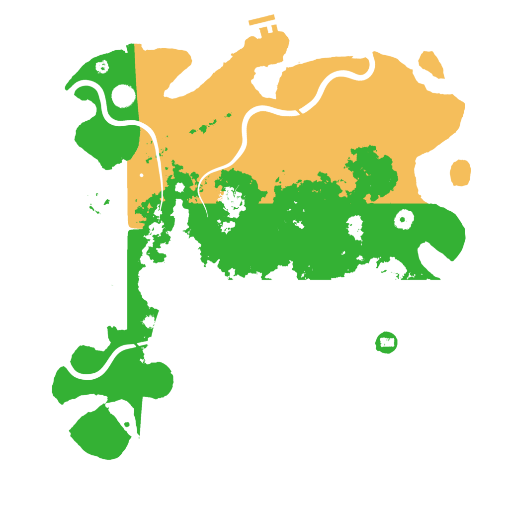 Biome Rust Map: Procedural Map, Size: 3900, Seed: 7777777