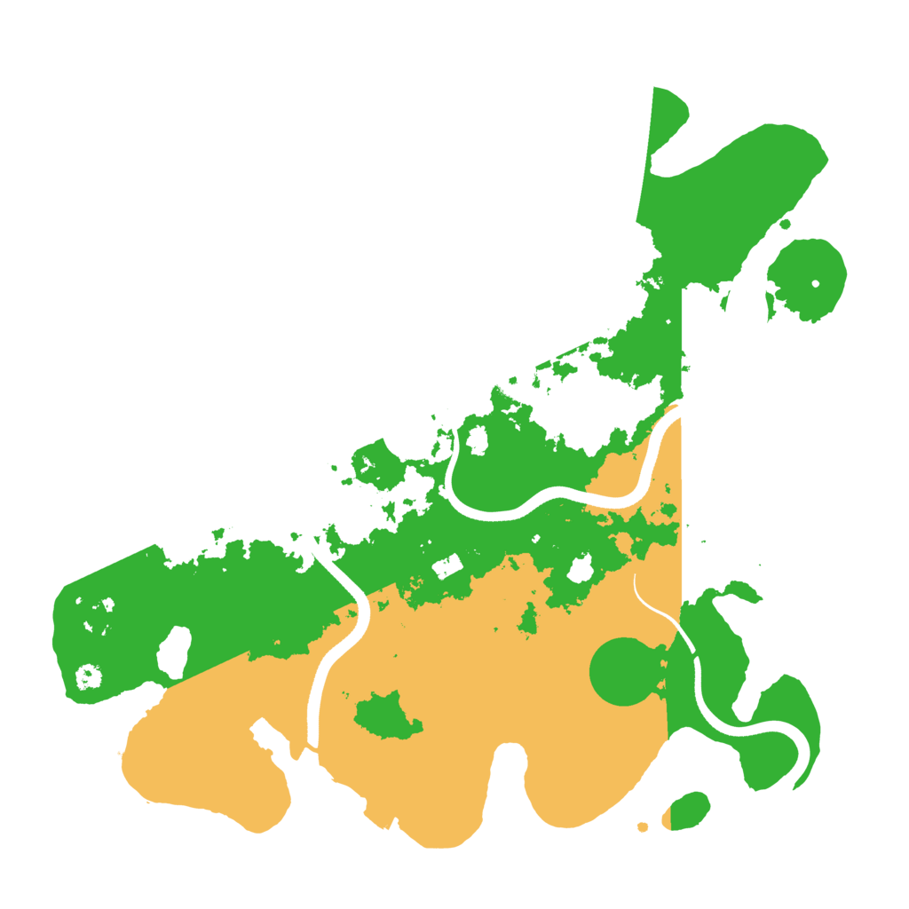 Biome Rust Map: Procedural Map, Size: 3500, Seed: 1395199762
