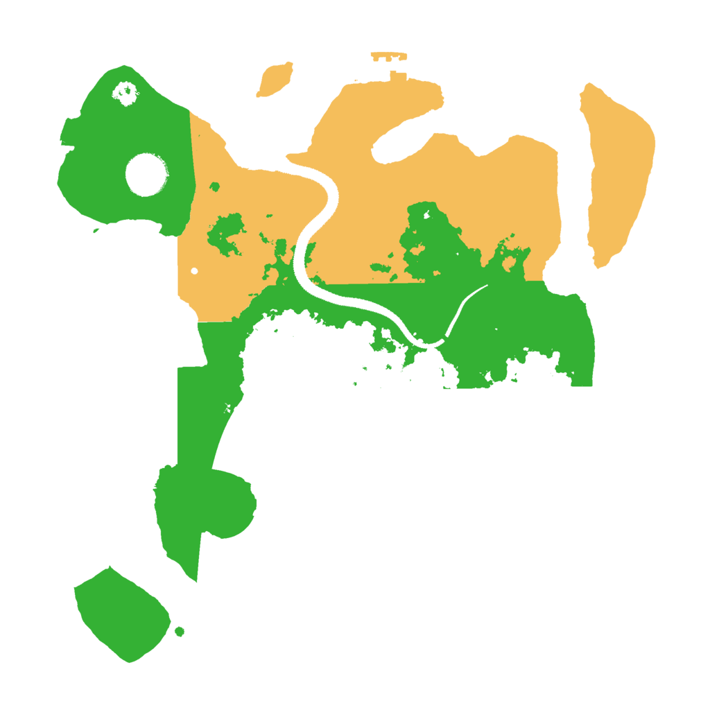 Biome Rust Map: Procedural Map, Size: 3000, Seed: 2478844