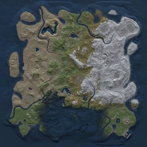 Thumbnail Rust Map: Procedural Map, Size: 4800, Seed: 524922990, 17 Monuments