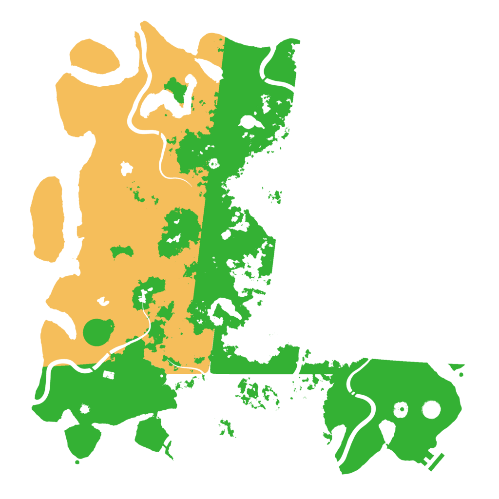 Biome Rust Map: Procedural Map, Size: 4800, Seed: 524922990