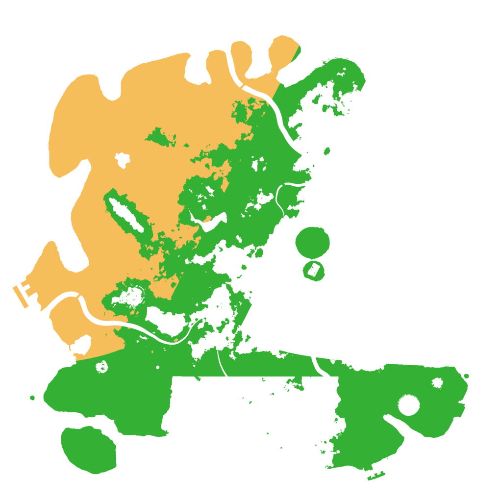Biome Rust Map: Procedural Map, Size: 4200, Seed: 102020