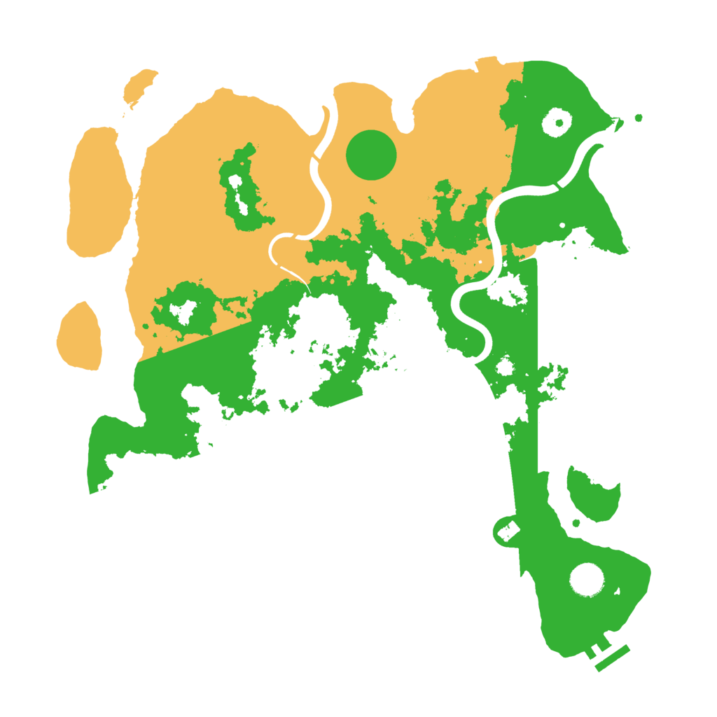 Biome Rust Map: Procedural Map, Size: 3750, Seed: 11983