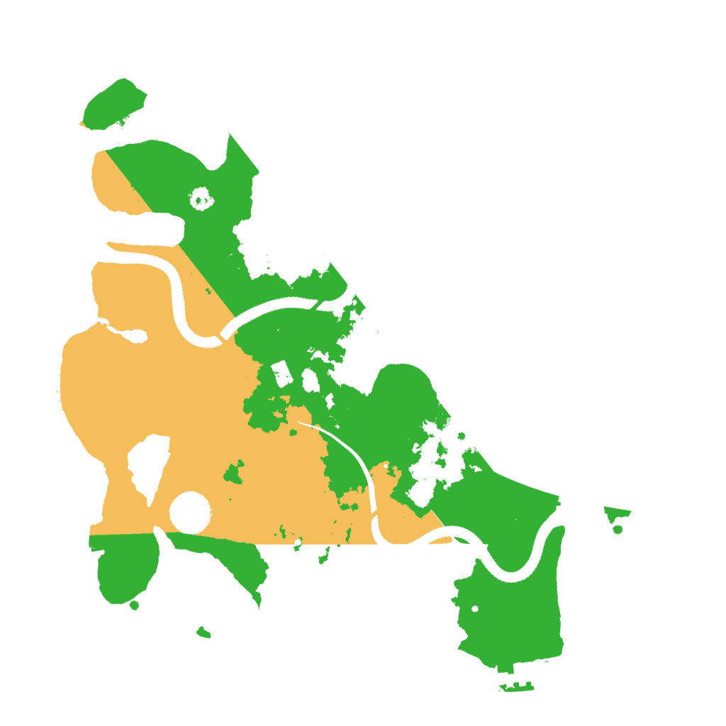 Biome Rust Map: Procedural Map, Size: 3150, Seed: 3051994