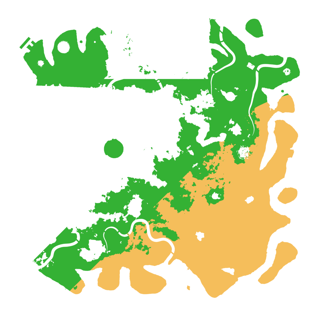 Biome Rust Map: Procedural Map, Size: 4576, Seed: 1278090799