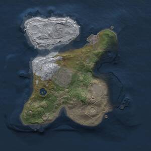Thumbnail Rust Map: Procedural Map, Size: 2000, Seed: 32346, 4 Monuments