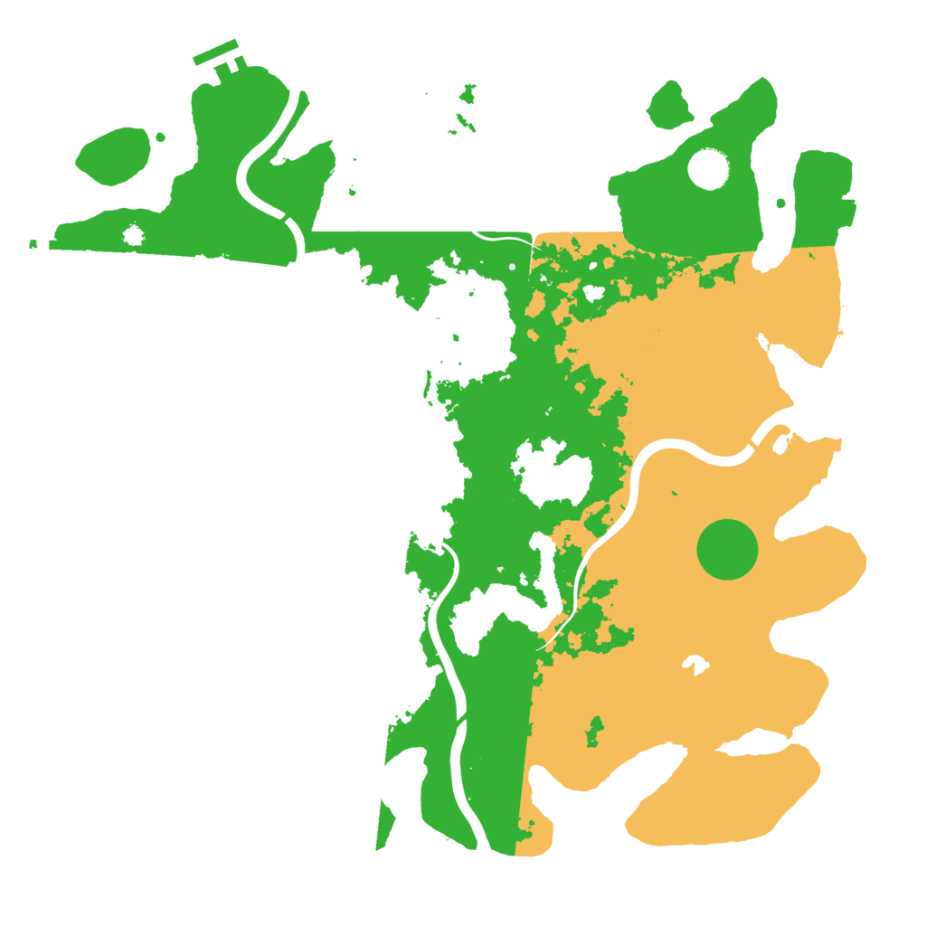 Biome Rust Map: Procedural Map, Size: 4000, Seed: 142753