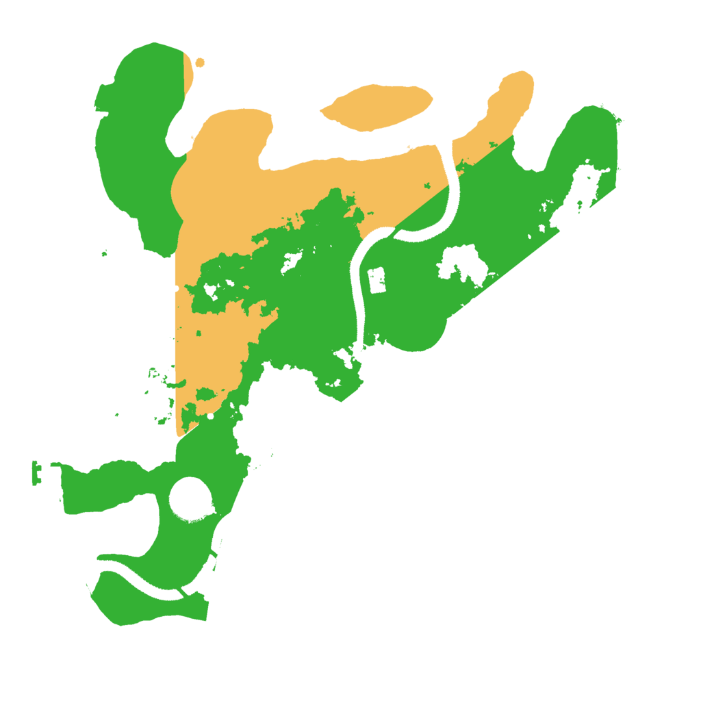 Biome Rust Map: Procedural Map, Size: 3000, Seed: 731981874