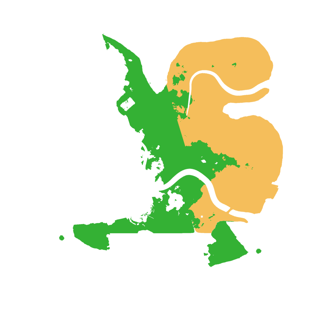 Biome Rust Map: Procedural Map, Size: 2500, Seed: 189332936