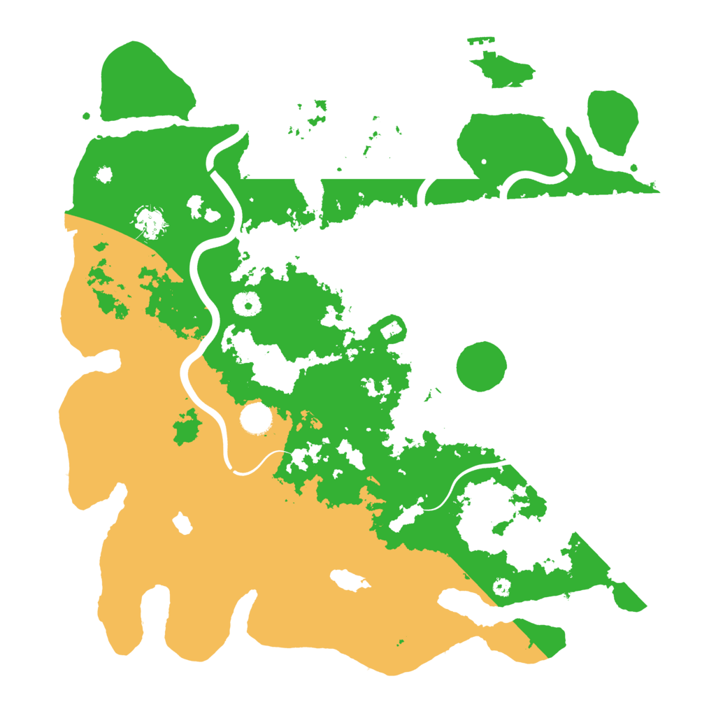 Biome Rust Map: Procedural Map, Size: 4000, Seed: 492854