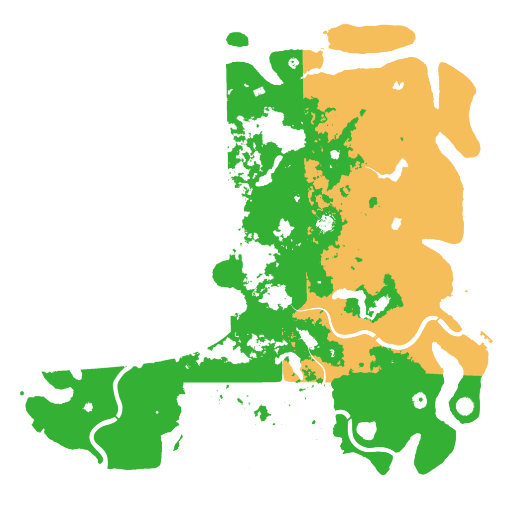 Biome Rust Map: Procedural Map, Size: 5000, Seed: 999605420