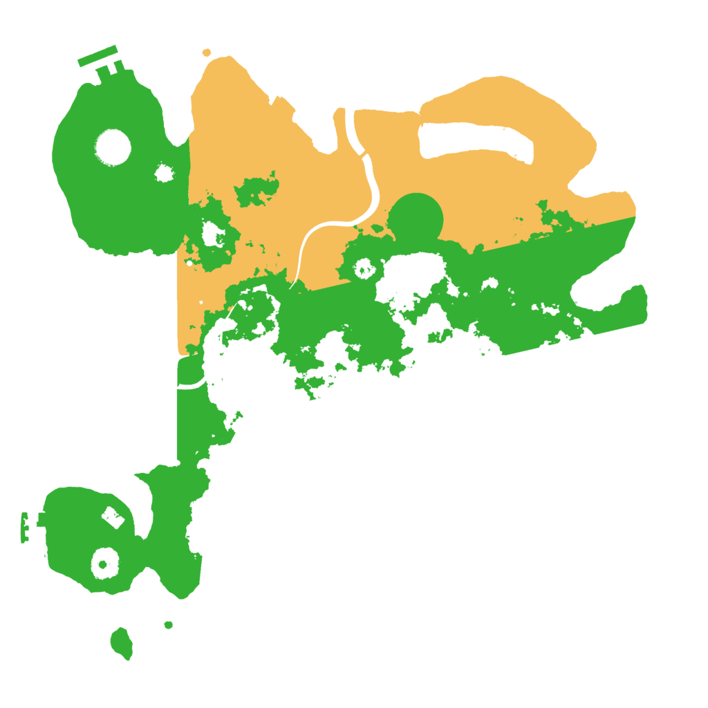 Biome Rust Map: Procedural Map, Size: 3500, Seed: 167399829
