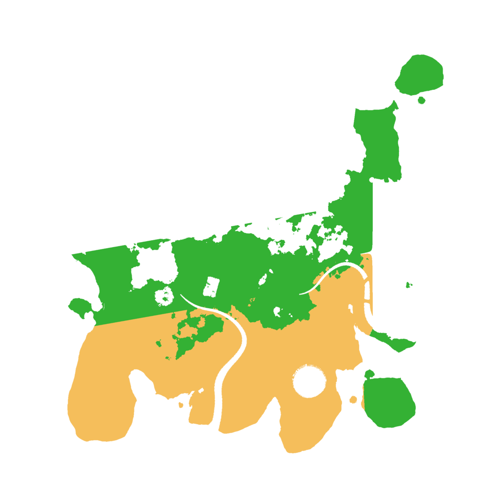 Biome Rust Map: Procedural Map, Size: 2700, Seed: 34561271