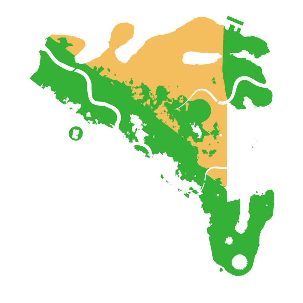 Biome Rust Map: Procedural Map, Size: 3500, Seed: 1783174