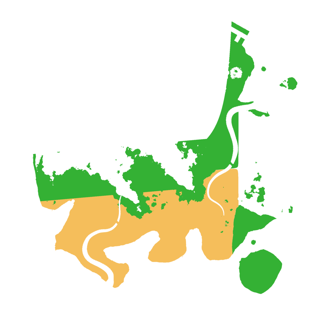 Biome Rust Map: Procedural Map, Size: 2700, Seed: 74866623