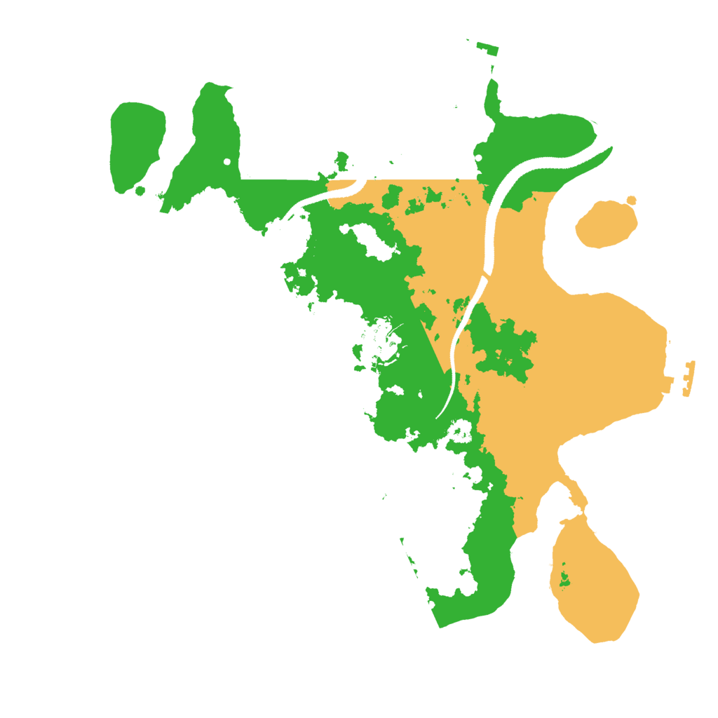 Biome Rust Map: Procedural Map, Size: 3000, Seed: 4569523