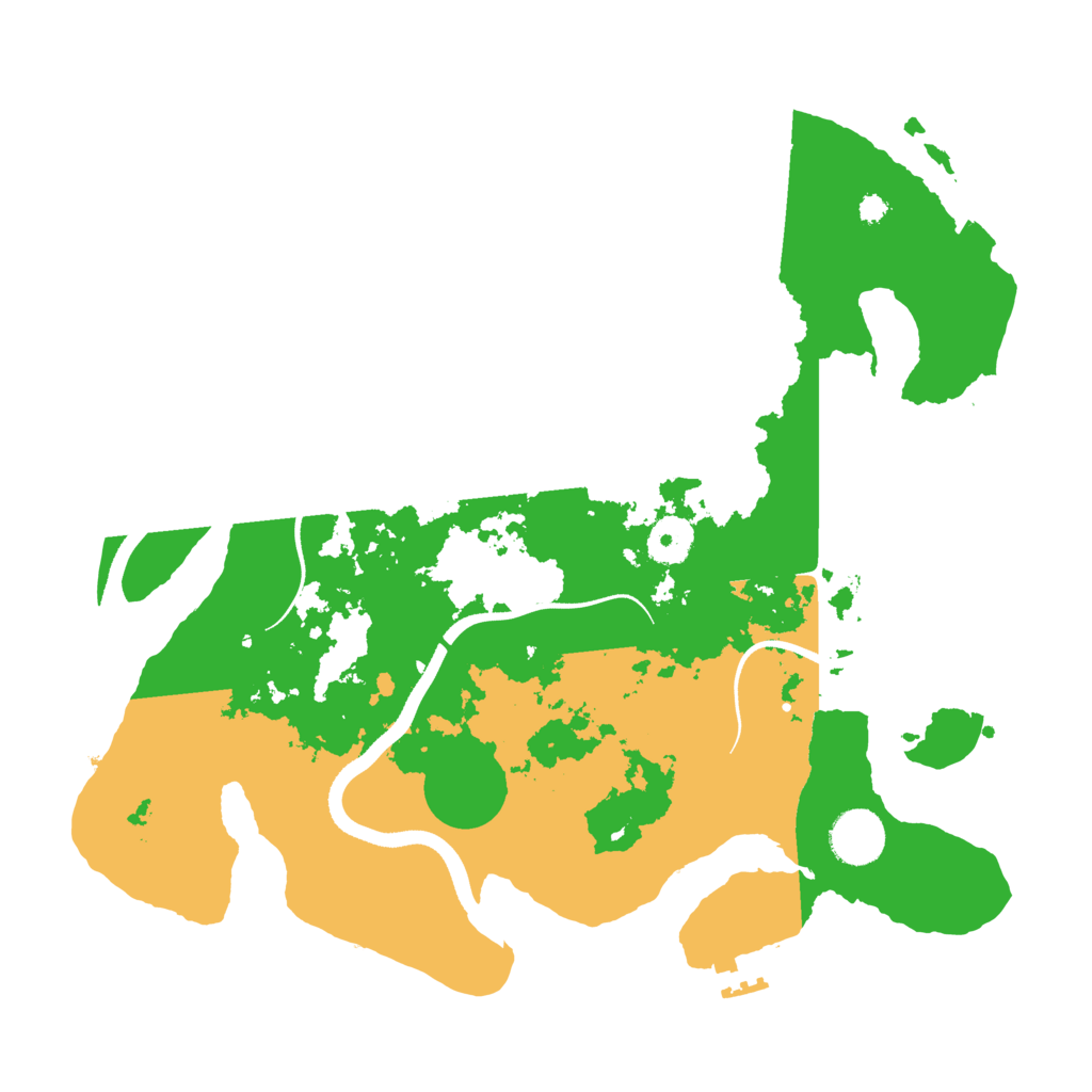 Biome Rust Map: Procedural Map, Size: 3500, Seed: 35002026
